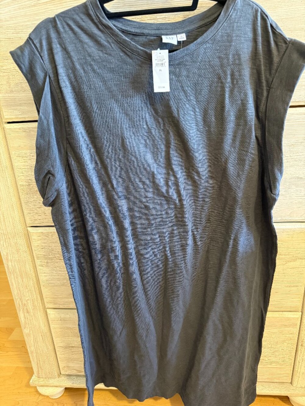 Grey Gap Cap Sleeve Dress